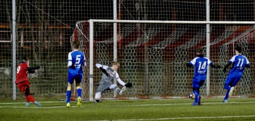 pohár U19 FC Slavia HK B - FK Jaroměř, 6.2.2023, foto: Václav Mlejnek